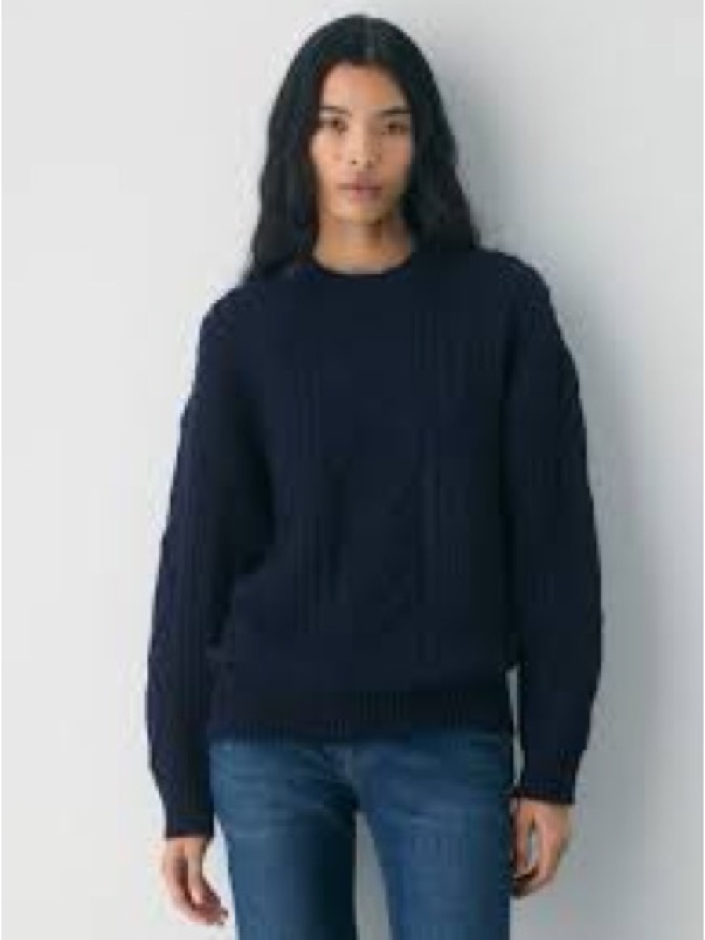 Sunday Best Navy Crewneck Sweater